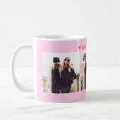 Best Friends Forever Photo Multi Photo Orange Pink Kaffeetasse (Links)