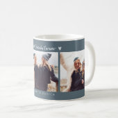 Best Friends Forever Photo Multi Photo Slate Blue Kaffeetasse (VorderseiteRechts)