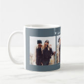 Best Friends Forever Photo Multi Photo Slate Blue Kaffeetasse (Links)
