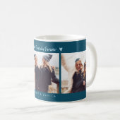 Best Friends Forever Photo Multi Photo Teal Kaffeetasse (VorderseiteRechts)
