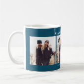 Best Friends Forever Photo Multi Photo Teal Kaffeetasse (Links)