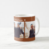 Best Friends Forever Photo Multi Photo Terracotta Kaffeetasse (VorderseiteRechts)