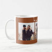 Best Friends Forever Photo Multi Photo Terracotta Kaffeetasse (Links)