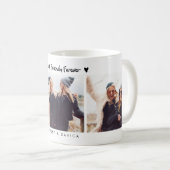 Best Friends Forever Photo Multi Photo White Kaffeetasse (VorderseiteRechts)