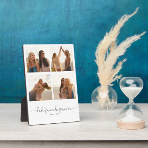 Best Friends Forever Quote 4 Namen für Fotosammlun Fotoplatte