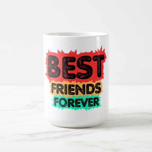 BEST FRIENDS FOREVER RETRO FRIENDS, FRIENDSHIP KAFFEETASSE (Mittel)