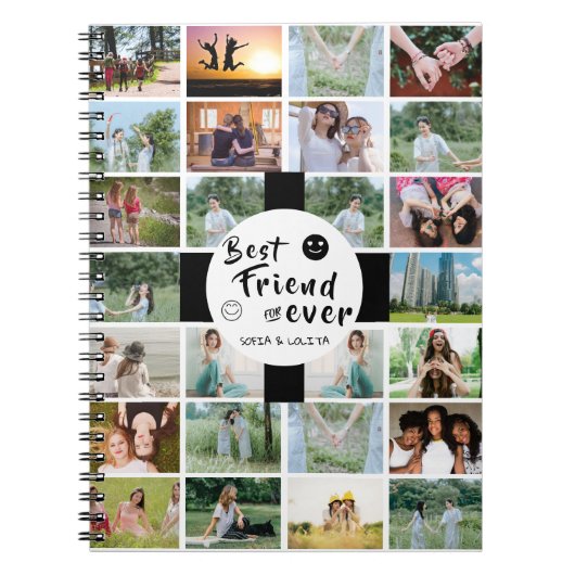 Best Friends Forever Spiral Notebook - Custom 26pi Notizblock (Vorderseite)