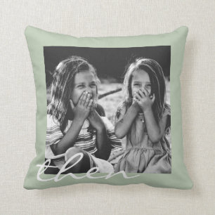 Best Friends Forever und dann Foto Geschenk Kissen