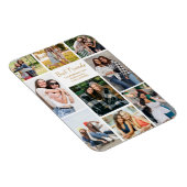 Best Friends Foto Collage Niedlich Personalisiert Magnet (Rechte Seite)