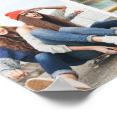 Best Friends Foto Collage Niedlich Personalisiert Poster (Ecke)