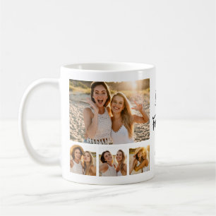 Best Friends Foto Collage Personalisiert Kaffeetasse