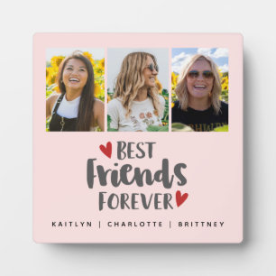 Best Friends Foto Collage Plaque Fotoplatte