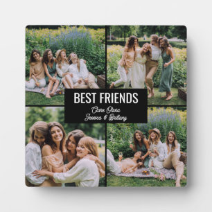 Best Friends Foto Collage Plaque Fotoplatte