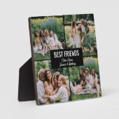 Best Friends Foto Collage Plaque Fotoplatte (Vorderseite)