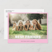 Best Friends Foto Custom Postkarte (Vorne/Hinten)