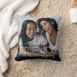Best Friends Foto Throw Kissen