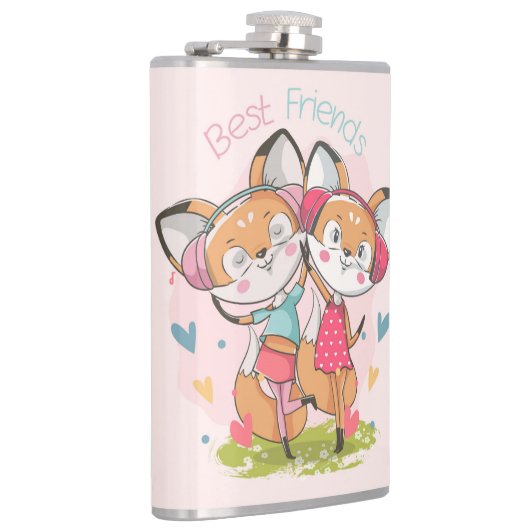 Best Friends Fox Flachmann (Rechts)