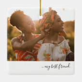 Best Friends Freundschaftskellner Keramikornament (Rückseite)