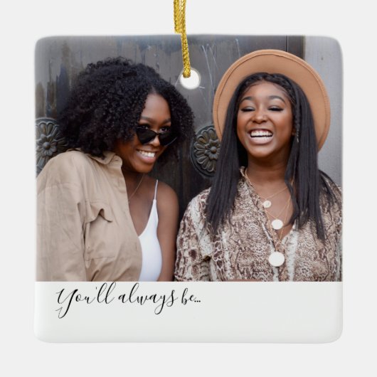 Best Friends Freundschaftskellner Keramikornament (Vorderseite)