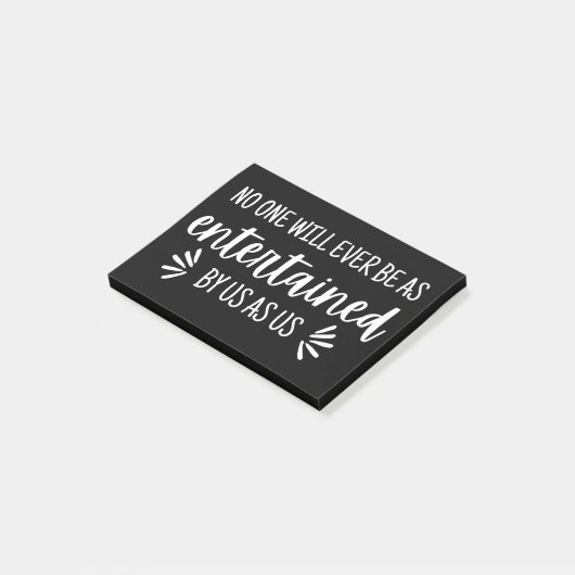 Best Friends Funny Zitat Post-it Klebezettel (angewinkelt)