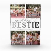 Best Friends Gift l Bestie Foto Block (Vorderseite)
