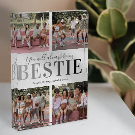 Best Friends Gift l Bestie Foto Block