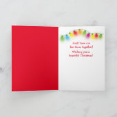 Best Friends Goat Christmas Feiertagskarte (Innenseite)