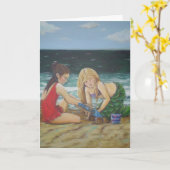 Best Friends Greeting CArd Karte (Gelbe Blume)