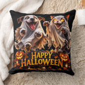 Best friends happy Halloween decorative Kissen (Decke)