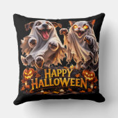 Best friends happy Halloween decorative Kissen (Rückseite)
