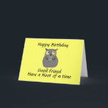 Best Friends Hooty Owl Geburtstag Karte<br><div class="desc">Karte,  vollständig anpassbar,  für den besten Freund. Fügen Sie Namen,  Nachricht hinzu. Auswahl von Schriftart und Hintergrundfarben. Niedliche und lustige Eule.</div>