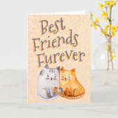Best Friends Karte (Gelbe Blume)
