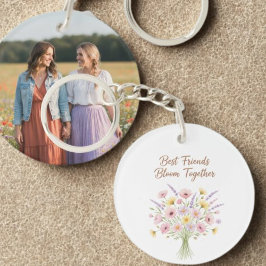 Best Friends Keychain - Floral Bouquet Schlüsselanhänger