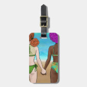 Best Friends Luggage Tag Gepäckanhänger (Vorderseite vertikal)
