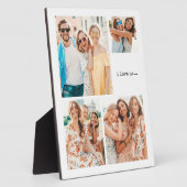 Best Friends Minimal Tabletop Plaque mit Easel Fotoplatte (Seite)