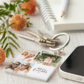 Best Friends Modern Chic BESTE FREUNDIN Script Fot Schlüsselanhänger (Vorderseite rechts)