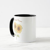 Best Friends Mug - Sunflowers & Photo Tasse (Vorderseite Links)