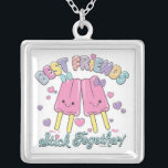 Best Friends Necklace Versilberte Kette<br><div class="desc">Best Friends Necklace</div>