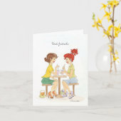 Best Friends Note Card Karte (Gelbe Blume)