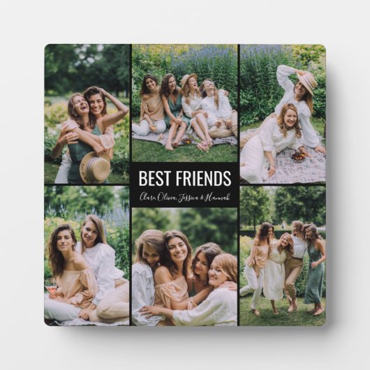 Best Friends personalisiert Foto Fotoplatte (Vorderseite)