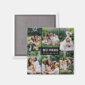 Best Friends Personalisiert Foto Magnet (Vorderseite/Rückseite)