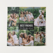 Best Friends Personalisiert Foto Tapestry Wandteppich (Vorderseite)