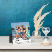 Best Friends Personalisiert Trendy Friendship Foto Fotoplatte (InSitu)