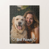 Best Friends Pet Photo Custom Gift for Pet Lovers Puzzle (Vertikal)