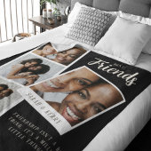 Best Friends Photo Collage Fleece Blanket