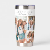 Best Friends Photo Collage Thermobecher (Vorderseite)