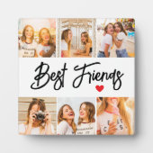 Best Friends Pictures Photo Collage Plaque Fotoplatte (Vorderseite)