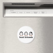 best friends - Pinguine Magnet (In Situ (Geschirrspüler))