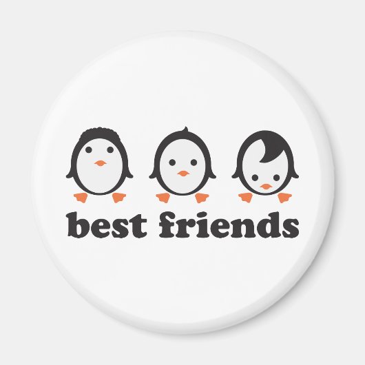 best friends - Pinguine Magnet (Vorne)