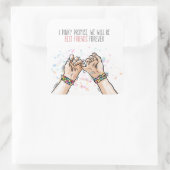 Best Friends Pinky Promise Sticker Siegel (Tasche)